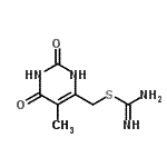 CAS#: 761380-36-3， (5-Methyl-2,6-dioxo-1,2,3,6-tetrahydro-4-pyrimidinyl)methyl carbamimidothioate