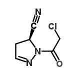 CAS 登录号：761414-86-2， (5S)-1-(氯乙酰基)-4,5-二氢-1H-吡唑-5-甲腈
