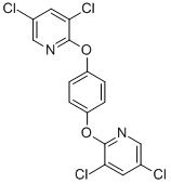 结构式 CAS# 76150-91-9, 3,5-二氯-2-[4-[(3,5-二氯-2-吡啶基)氧基]苯氧基]吡啶