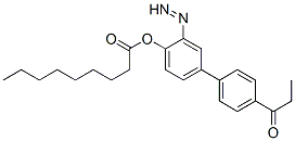 CAS 登录号：76204-63-2， [4-(4-丙酰苯基)偶氮苯基]壬酸酯