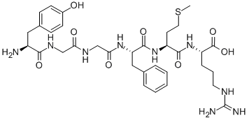 CAS#: 76310-14-0， H-Tyr-Gly-Gly-Phe-Met-Arg-OH AcOH