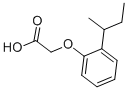 structure of CAS# 76343-98-1, (2-Sec-Butylphenoxy)Acetic Acid;(2-Sec-Butylphenoxy)Acetic Acid(SALTDATA: FREE)