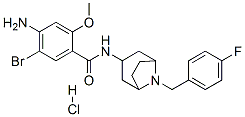 CAS 登录号：76351-88-7， 4-氨基-5-溴-N-[8-[(4-氟苯基)甲基]-8-氮杂双环[3.2.1]辛烷-3-基]-2-甲氧基苯甲酰胺盐酸盐