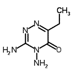 CAS#: 763908-37-8， 3,4-Diamino-6-ethyl-1,2,4-triazin-5(4H)-one