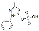 CAS 登录号：76407-98-2， (5-甲基-2-苯基吡唑-3-基)氢硫酸盐