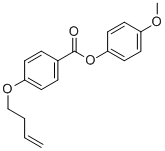 结构式 CAS# 76487-56-4, 4-甲氧基苯基 4'-(3-丁烯基氧基)苯甲酸酯