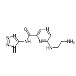 CAS#: 765237-25-0， 6-[(2-Aminoethyl)amino]-N-(1H-tetrazol-5-yl)-2-pyrazinecarboxamide