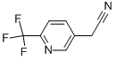 structure of CAS# 765298-04-2, 6-(Trifluoromethyl)-3-Pyridineacetonitrile