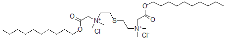 CAS#: 76597-98-3， (2-Decoxy-2-Oxoethyl)-[2-[2-[(2-Decoxy-2-Oxoethyl)-Dimethylazaniumyl]Ethylsulfanyl]Ethyl]-Dimethylazanium Dichloride