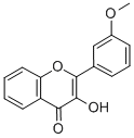 结构式 CAS# 76666-32-5, 3-羟基-3'-甲氧基黄酮