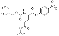 CAS 登录号：7670-08-8， 苄氧羰基-丁氧基谷氨酸-对硝基苯酯