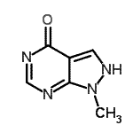 CAS#: 767237-00-3， 1-Methyl-1,2-dihydro-4H-pyrazolo[3,4-d]pyrimidin-4-one