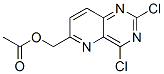 CAS 登录号：76807-55-1， 2,4-二氯-吡啶并(3,2-d)嘧啶-6-甲醇乙酸酯(酯)