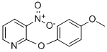 结构式 CAS# 76893-48-6, 2-(4-甲氧基苯氧基)-3-硝基吡啶