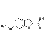 CAS#: 76897-54-6， 6-Hydrazino-1-benzofuran-2-carboxylic acid