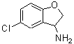 structure of CAS# 769-21-1, 5-Chloro-2,3-dihydro-1-benzofuran-3-amine;5-Chloro-2,3-dihydrobenzofuran-3-ylamine;5-Chloro-2,3-dihydro-benzofuran-3-ylamine