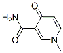 结构式 CAS# 769-49-3, 1-甲基-4-氧代-吡啶-3-甲酰胺