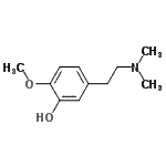 CAS#: 769863-99-2， 5-[2-(Dimethylamino)ethyl]-2-methoxyphenol