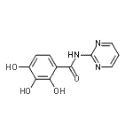 CAS 登录号：769900-06-3， 2,3,4-三羟基-N-(2-嘧啶基)苯甲酰胺