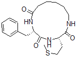 CAS#: 77052-97-2， (3S,6S)-3-(2-Methylsulfanylethyl)-6-(Phenylmethyl)-1,4,7-Triazacyclotridecane-2,5,8-Trione
