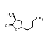 CAS 登录号：770698-94-7， (3S,5S)-3-氨基-5-丁基二氢-2(3H)-呋喃酮