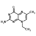CAS#: 771450-87-4， 2-Amino-8-ethyl-6-methyl-4(8H)-pteridinone