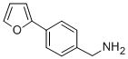 structure of CAS# 771573-27-4, [4-(2-Furyl)Phenyl]Methylamine;[4-(Fur-2-Yl)Phenyl]Methylamine;[4-(2-FURYL)PHENYL]METHYLAMINE;4-(Fur-2-Yl)Benzylamine 97%