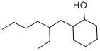 结构式 CAS# 77189-05-0, 2-(beta-乙基己基)-1-环己醇