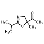 CAS#: 77219-14-8， 1-(2-Isopropyl-5-methyl-4,5-dihydro-1,3-oxazol-5-yl)ethanone
