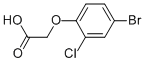structure of CAS# 77228-67-2, 2-(4-Bromo-2-Chloro-Phenoxy)Acetic acid;2-(4-Bromo-2-Chloro-Phenoxy)Acetate;2-(4-Bromo-2-Chloro-Phenoxy)Ethanoate;Zinc00064970