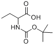 structure of CAS# 77284-64-1, Boc-DL-2-Aminobutyric Acid;(2R)-2-(Tert-Butoxycarbonylamino)Butanoate;(2R)-2-[(Tert-Butoxy-Oxomethyl)Amino]Butanoate;(2R)-2-(Tert-Butoxycarbonylamino)Butyrate