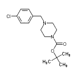 CAS#: 77290-30-3， 2-Methyl-2-propanyl 4-(4-chlorobenzyl)-1-piperazinecarboxylate