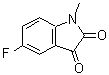 structure of CAS# 773-91-1, 5-Fluoro-1-methyl-1H-indole-2,3-dione;5-fluoro-1-methyl-1H-indole-2,3-dione;5-fluoro-1-methylbenzo[d]azolidine-2,3-dione;5-fluoro-1-methylindoline-2,3-dione