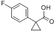 structure of CAS# 773100-29-1, 1-(4-Fluoro-Phenyl)-Cyclopropanecarboxylic Acid;1-(4-Fluorophenyl)Cyclopropanecarboxylic Acid(SALTDATA: FREE);Cyclopropanecarboxylic Acid, 1-(4-Fluorophenyl)-;1-(4-FLUORO-PHENYL)-CYCLOPROPANECARBOXYLIC ACID