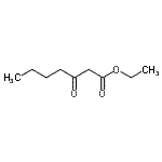 structure of CAS# 7737-62-4, Ethyl 3-oxoheptanoate;3-Ketoheptanoic Acid Ethyl Ester;3-Oxoenanthic acid ethyl ester;3-OXOENANTHICACIDETHYLESTER