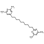 CAS#: 77442-84-3， 6,6'-(1,10-Decanediyl)bis(1,3,5-triazine-2,4-diamine)