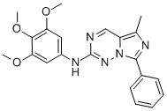 CAS#: 774460-91-2， 5-Methyl-7-Phenyl-N-(3,4,5-Trimethoxyphenyl)Imidazo[5,1-f][1,2,4]Triazin-2-Amine