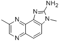 structure of CAS# 77500-04-0, 2-Amino-3,8-Dimethylimidazo[4,5-f]Quinoxaline;3,8-Dimethyl-2-Imidazo[5,4-H]Quinoxalinamine;(3,8-Dimethylimidazo[5,4-H]Quinoxalin-2-Yl)Amine;2-Amino-3,8-Dimethylimidazo[4,5-F ]Quinoxaline