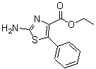 结构式 CAS# 77505-85-2, 2-氨基-5-苯基-1,3-噻唑-4-羧酸乙酯