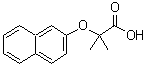 structure of CAS# 7756-78-7, 2-Methyl-2-(2-naphthyloxy)propanoic acid;2-METHYL-2-(2-NAPHTHYLOXY)PROPANOICACID;2-methyl-2-(naphthalen-2-yloxy)propanoic acid;Maybridge1_004272