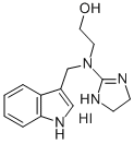 CAS 登录号：77587-68-9， 2-羟基乙基-咪唑烷-2-亚基-(1H-吲哚-3-基甲基)铵碘化物