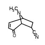 CAS#: 77603-74-8， 8-Methyl-4-oxo-8-azabicyclo[3.2.1]oct-2-ene-6-carbonitrile