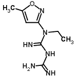 CAS#: 777002-31-0， N-Ethyl-N-(5-methyl-1,2-oxazol-3-yl)imidodicarbonimidic diamide