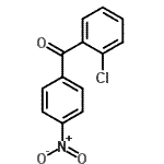 结构式 CAS# 77778-73-5, (2-氯苯基)(4-硝基苯基)甲酮