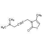 CAS#: 777801-82-8， 3-[4-(Dimethylamino)-2-butyn-1-yl]-4-methyl-1,3-thiazol-2(3H)-one