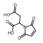 CAS#: 777918-24-8， 2-(2,5-Dioxo-2,5-dihydro-1H-pyrrol-1-yl)succinic acid
