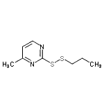 CAS 登录号：778558-46-6， 4-甲基-2-(丙基二硫基)嘧啶