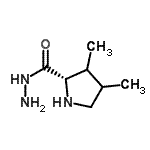 CAS#: 77859-26-8， (2S)-3,4-Dimethyl-2-pyrrolidinecarbohydrazide