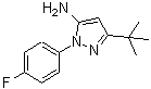 CAS#: 778611-16-8， 1-(4-Fluorophenyl)-3-(2-methyl-2-propanyl)-1H-pyrazol-5-amine