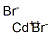structure of CAS# 7789-42-6, Cadmium Bromide;Cadmium(+2) Cation Dibromide;Cdbr2;Cadmium Bromide